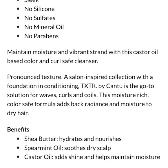 TXTR by CANTU Apple Cider Tea Tree Soothing Shampoo & Cleansing Shampoo - Picture 12 of 12